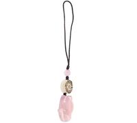 SUPVOX Pendentif Téléphone Chaîne Mobile Créative et Délicate en Calcédoine Naturelle Rose pour Décoration Élégante Anniversaire pour Femmes Usage Quotidien