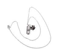 SUPVOX Pendentif Urne en Forme De Patte De Chien Collier Souvenir pour Cendres De Crémation Danimal De Compagnie