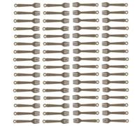 SUPVOX Pendentifs Miniatures en Alliage Rétro 100 Pcs - Breloques Vaisselle Vintage Fourchette en Métal pour Loisirs Créatifs, Fabrication de Bijoux Diy, Charms Colliers Bracelets