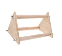 SUPVOX Perchoir Naturel pour Perroquet et Poulet Support Entraînement Sécurisé Balançoire Ludique pour Poulailler Exercice pour Oiseaux Accessoire et sans