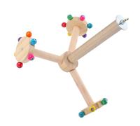 SUPVOX Perchoir Rotatif pour Oiseaux Interactif pour Perroquets et Perroquets Ondulés Stand Compact pour Cage à Oiseaux Stimule Comportement et Réduit Stress