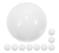 SUPVOX Perles Acryliques Blanches Roulette à Billes 12Mm Lot de 10 pour Roue Russe Diamètre 8-12 Pouces Accessoire de Jeu de Société Polyvalent pour Réunions et Divertissement