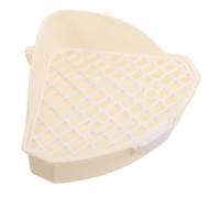 SUPVOX Pet Toilet Potty Small Triangular Litter Tray for Guinea Pigs Rabbits and Small Animals Plastic Training Box with High Capacity