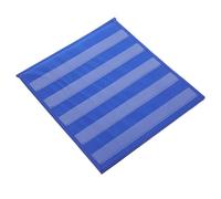 SUPVOX Petit Tableau de Poche Triangulaire Autoportant Bleu, Support Double Face pour Affichage de Cartes et Vocabulaire en Salle de Classe, Outil D’organisation Bureau Maternelle Poches