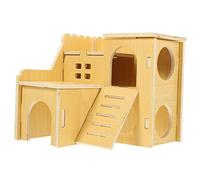 SUPVOX Petite Maison pour Hamsters Et Rongeurs Cachette Douillette avec Escalier Et pour Exercices Et des Animaux De Compagnie