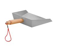 SUPVOX Petite Pelle à Poussière en Acier Inoxydable pour Ménage Poignée Courte, Finition Soignée, pour Nettoyage de Table et Plan de Travail