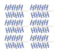 SUPVOX Pics Décoratifs pour Gâteau avec Motif Drapeau Israël, 200 Pièces, Bâtonnets en Plastique Coloré pour Décoration de Petits Gâteaux et Desserts de Fête, Accessoires pour Fête