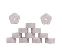 SUPVOX Pierre à Mâcher pour Animaux de Compagnie en Pierre Volcanique Solide, 4x2 Cm, Lot de 12, Jouet Minéral pour Hamster, Lapin et Cochon d'Inde, Meulage Naturel des Dents, Adapté