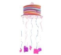 SUPVOX Piñata Licorne Rose Miniature à Tirer pour Fête Anniversaire et Festival Décoration Suspendue avec Surprise à Remplir Festif pour Garçon Fille et Activités Intérieures Extérieures
