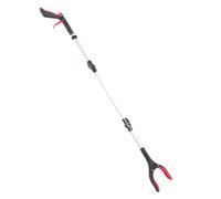 SUPVOX Pince à Ordures en Alliage D'aluminium Poignée Longue Ergonomique Pliable à Trois Volets pour Ramassage de Déchets sans Se Pencher en Intérieur et Extérieur