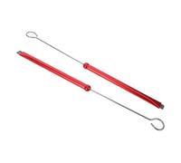 SUPVOX Pinceau de tambour de jazz outil de nettoyage de tambour outil de brosses de pilon pinceaux musicaux de jazz Métal rouge