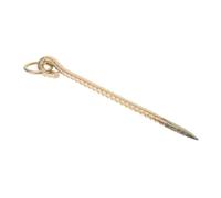 SUPVOX Piquet d'attache en Métal Robuste pour Chien 12x400 Mm Piquet d'ancrage Extérieur pour Animaux Installation Facile pour Chiens Et Animaux De Compagnie