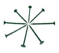 SUPVOX Piquets De Fixation Au Sol en Plastique Verts 20 Cm pour Jardinage Et Aménagement Paysager, Lot de 100 Pièces, Piquets De Sol Résistants pour Toile De Paillage Et Serrage Extérieure
