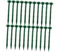 SUPVOX Piquets De Sol en Plastique pour Jardin 20 Cm 100 Pcs Fixation De Toile De Paillage Extérieur Pelouse Gazon Artificiel Jardinage Pointes Tranchantes pour Maintien Sécurisé