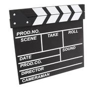 SUPVOX Planche de Cinéma Bois Accessoire Interactif pour Garçon Fille Encouragent Créativité et Jeu de Rôle Adapté Aux Réalisations Amateurs et Scènes Variées
