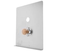 SUPVOX Plaque Pare-vent pour Poêle à Bois en Acier Inoxydable 1,5 Mm, Écran Thermique de 24x28 Cm, Panneau Isolant Résistant la Chaleur pour Cuisinière et Réchaud Extérieur, Accessoire