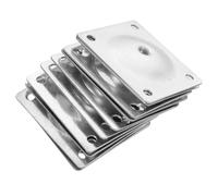 SUPVOX Plaques de Montage Lot de 10 Pièces en Fer Argenté pour Pieds de Table Stables et Résistantes à L'usure et Adaptées pour Tables Nordiques et Meubles Tables Nordiques Meubles