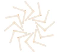 SUPVOX Plastique Charnière à Goupille, Blanc 20 Pièces Ultraléger | Articulation Précise, Pièce de Rechange pour Surfaces de Contrôle, Montage sur Maquettes Mousse, Usage Intérieur ou Extérieur
