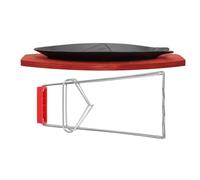 SUPVOX Plateau de Cuisson de Poisson Grand Format Antiadhésif en Fer Support en Bois Résistant la Chaleur pour Barbecue et Cuisson de Steaks Plats Occidentaux