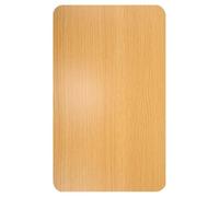 SUPVOX Plateau de Remplacement pour Table Basse Rectangulaire en Bois Massif 50 X 30 Cm, Petit Plateau Rustique Beige Clair Coins Arrondis, Cuisine, Bureau et Salle à Manger