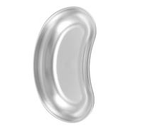SUPVOX Plateau en Acier Inoxydable Argenté de Rein, Prévention des Fuites de Liquide, Lèvre de Sécurité pour Hôpitaux et Concentrateurs, Plateau de Rangement Médical Robuste