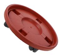 SUPVOX Plateau pour Pot de Fleurs Roulant roulettes Pivotantes 360°, Base de Jardinière Renforcée, Support Mobile pour Plantes en Pot Extérieur Balcon, Chariot de Jardin Stable