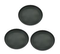 SUPVOX Plateau Rond pour Pots De Fleurs 3pcs Base pour Plantes 5 Gallons Protection des Surfaces Drainage Plastique Robuste