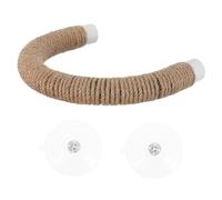 SUPVOX Plateforme Bois pour Perruche Cage Oiseau avec Échelle Corde Naturelle Perchoir Rotatif pour Oiseaux de Moyenne et Grande