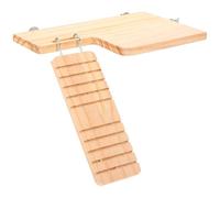 SUPVOX Plateforme de Cage pour Hamster et Cochon avec Échelle Naturel Escalade Intérieur pour Petits Rongeurs Accessoire Ludique et Sécurisé pour Enclos