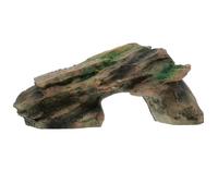 SUPVOX Plateforme Tortue Grotte Simulation Reptile Abri Bain De Soleil Habitat Repos Résine Accessoire Terrarium Cachette Serpent Gecko