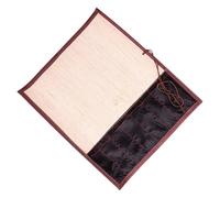 SUPVOX Pochette à Pinceaux en Bambou Multiple Positions Fixes, Grosse Capacité et Tissu Oxford, Trousse à Enrouler pour Étudiants en Art et Garçon et Filles