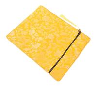 SUPVOX Pochette en Tissu Brocart Jaune 20 X 25 Cm pour Bible et Documents Religieux, Paquet de Rangement Multifonction Motif Dragon, Couverture de Livre Solide et Pratique pour Bureau