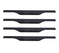 SUPVOX Poignée de Meuble 4 Pcs Noire en Alliage D'aluminium Encastrée
