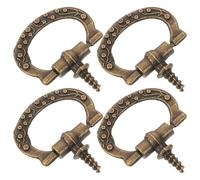 SUPVOX Poignée de Tiroir Miniature en Alliage, 10 Pièces, Finition Bronze Antique, 24 X 18 Mm, pour Boîtes à Bijoux, Coffrets et Meubles Décoratifs, Boutons de Tiroir Rétro