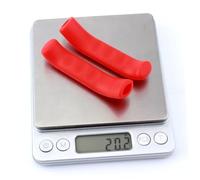 SUPVOX Poignée Frein VTT Silicone Antidérapante Protège Guidon Ergonomique Absorbant Chocs Confortable et Rouge pour Mountain Bike