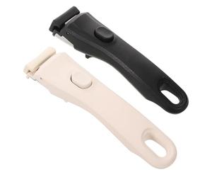 SUPVOX Poignées Amovibles 2pcs en Plastique Résistant la Chaleur Prise Sécurisée pour pour Casseroles et Poêles Accessoire Pratique Cuisine et Usage Domestique