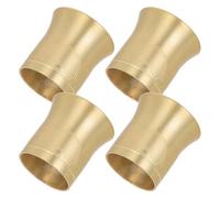 SUPVOX Poignées de Tiroir Dorées Sculptées Style Chinois 4 Pièces 40x50 Mm en Aluminium Décoratif pour Meubles Rétro et Commodes, Accessoires D’Armoire Vintage Idéals pour Rénovation