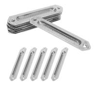 SUPVOX Poignées Encastrées Design Moderne et Minimaliste Dimensions 13,9x3,1x0,7cm en Acier Inoxydable Lot de 20 Ouverture Silencieuse pour Meubles pour Tiroirs D'armoire