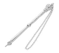 SUPVOX Pointeur Biblique en Métal Argenté Tête Couronne, Outil de Lecture des Écritures Juives pour Adultes, Guide de Lecture Torah Compact et Léger, Présent Religieux pour Bar Mitzvah