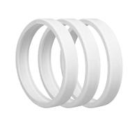 SUPVOX Polaris C-10 Pneus Nettoyeur De Piscine 3 PièCes Compatibles avec Polaris 180 280 360 380 en Caoutchouc Blanc Haute Performance Installation Facile