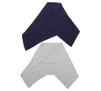 SUPVOX Poncho Pour Bébé 2 Pièces Châle D'allaitement Multifonction Bouton De Sécurité Couverture De Confidentialité Pour L'alimentation Femme Douceur Coton Usage Quotidien