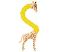 SUPVOX Pop Tube Extensible Girafe en Plastique Léger Anti-Stress Sensoriel Flexible pour Garçon et Filles de Fête Créatif et Tube à Pression pour Détente et Motricité Couleur Aléatoire