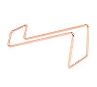 SUPVOX Porte-Bouteille en Métal Rose Doré, Support à Bouteille de Vin Individuel, Design Moderne, Taille Unique, Cuisine, Bar, Restaurant et Décoration Intérieure, Présentoirs à Vin