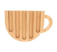 SUPVOX Porte-capsules à Café en Bois, Présentoir Vertical pour 1 Pièce, Support de Rangement pour Capsules Compatibles, Organisateur Pratique pour Usage Maison et Bureau