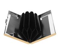 SUPVOX Porte-Cartes en Acier Inoxydable Fin et Compact Étui Anti-Démagnétisation pour 6 Cartes Portefeuille Métallique Unisexe Petit Format pour Usage Professionnel et Quotidien