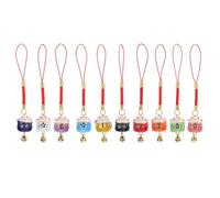SUPVOX Porte Clef Plusieurs styles Chat en Céramique, Breloques pour Téléphone Créatives et Faciles à Installer, Décoration Suspendue comme Présent D'anniversaire Plusieurs styles