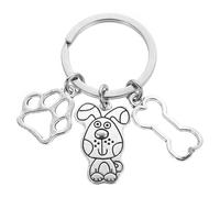 SUPVOX Porte-clés Patte Chien Alliage de Zinc Résistant à Usure Pendentif Décoratif Léger pour Clés et Sacs Accessoire Mignon et Compact