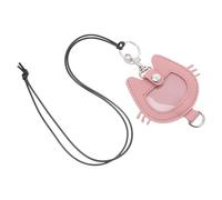 SUPVOX Porte-clés Souvenir Poils Animaux Cuir PU Rose Porte-Chance Mémorial Chien Boîte de Rangement pour Poils Accessoire et Décoratif pour Propriétaires