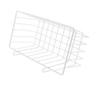 SUPVOX Porte Distributeur de Foin pour Cage Intérieure Support Suspendu pour Cochons Dinde et Chinchillas Rack Dalimentation Pratique et Facile à Nettoyer Moyenne Blanche