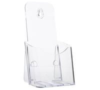 SUPVOX Porte-Documents en Acrylique Transparent A6 Présentoir Intégral pour Brochures et Papiers Organisateur de Bureau Compact pour Rangement et Accès Rapide aux Documents